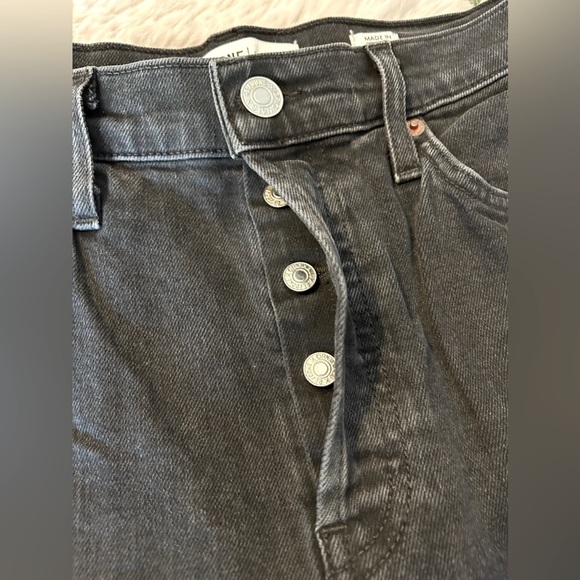 RE/DONE Originals Double Needle Long in Black Size 28 - Picture 3 of 9